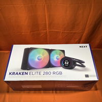 中古  NZXT RL-KR28E-B1(KRAKEN Elite RGB 280 BK 水) 3280021736 