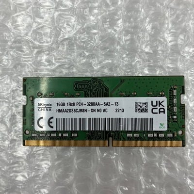 【秋葉原本店】中古  PC4-25600 16GB ノート用(DDR4-3200) 158772 