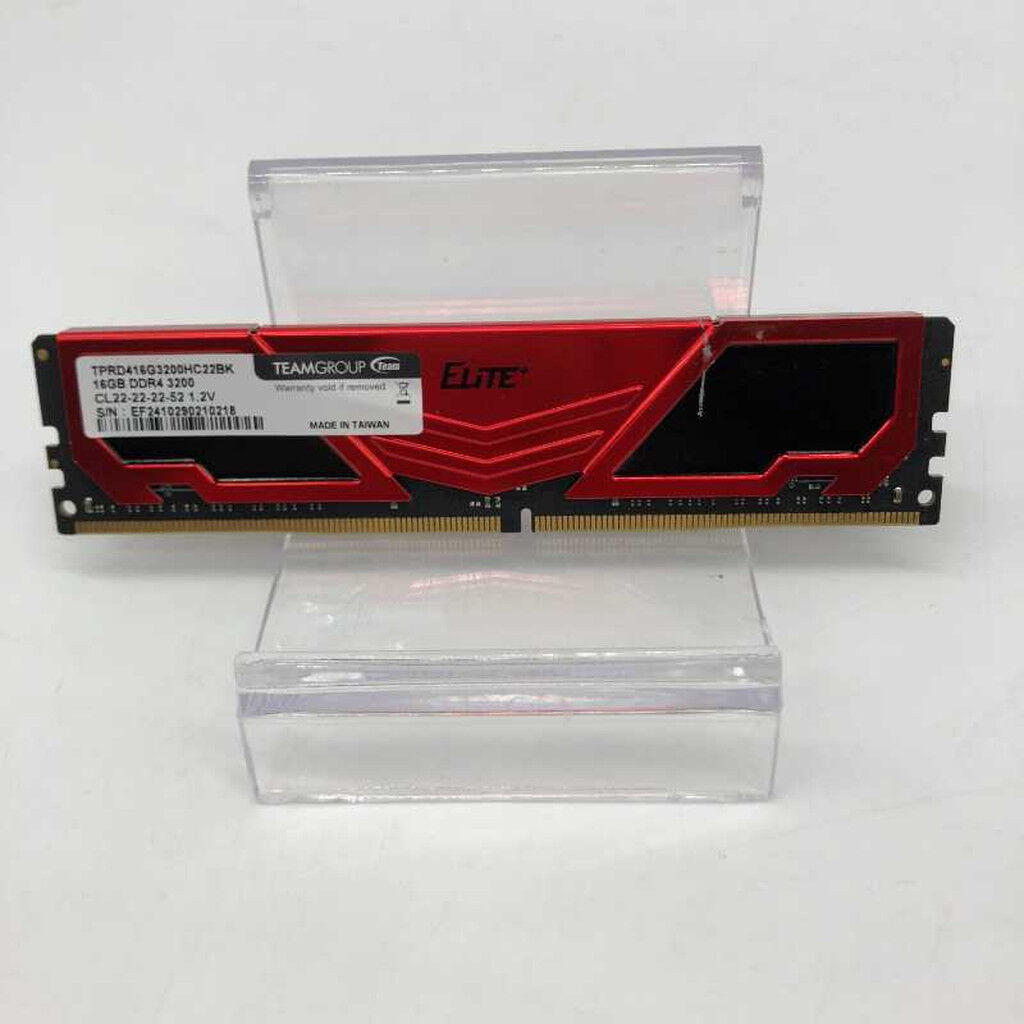 中古 TEAMGROUP TPRD416G3200HC22BK(DDR4 PC4-25600 16GB) 4640002594