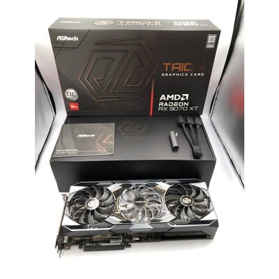 【水戸赤塚店】中古  ASRock RX9070XT TC 16GO Taichi 16GB OC (RX9070XT 16G) 176935 