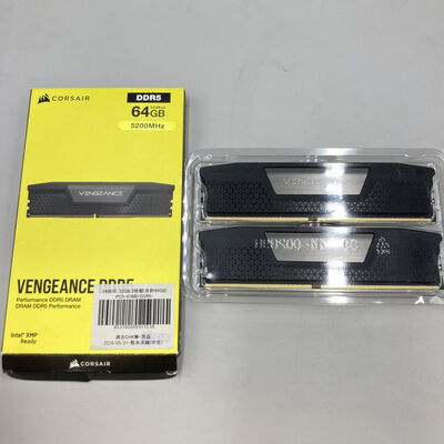 【熊本浜線店】中古  32GB 2枚組(合計64GB) PC5-41600/DDR5-5200 デスクトップ用 190870 