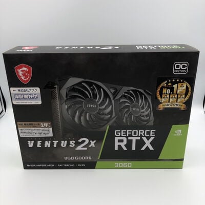 【甲府飯田店】中古  MSI GeForce RTX 3060 VENTUS 2X 8G OC (RTX3060 8G) 175495 