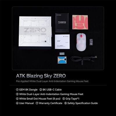 ATK  ATK Blazing Sky ZERO Wireless Mouse Black (ZEROB) 