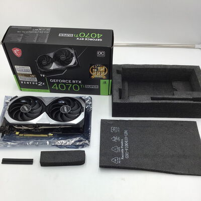 【白山FM松任店】中古  MSI GeForce RTX 4070 Ti SUPER 16G VENTUS 2X OC 4950002491 