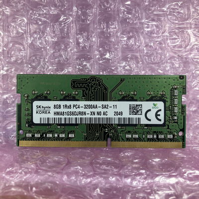 【富士青葉店】中古  SKhynix ノートPC用メモリ(PC4-25600 8GB DDR4-3200) 5070002286 