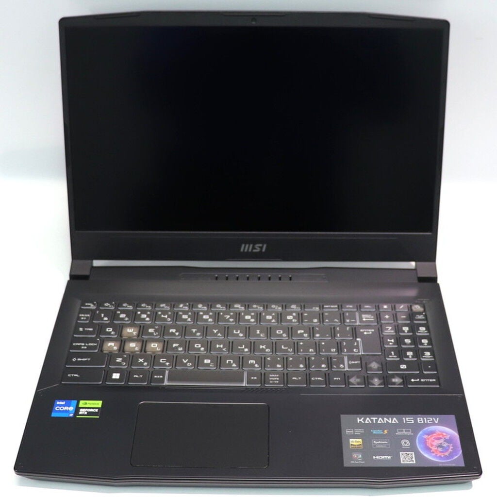 中古 MSI Katana 15 B12VGK-093JP(i7-12650H/16GB/SSD1TB/なし/RTX4070