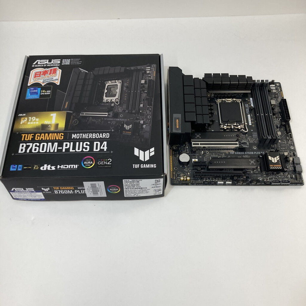 中古 ASUS TUF GAMING B760M-PLUS D4 (B760 1700 mATX DDR4