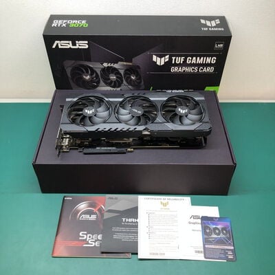 【津ラッツ店】中古  ASUS TUF-RTX3070-O8G-V2-GAMING [PCIExp 8GB] 4990001014 