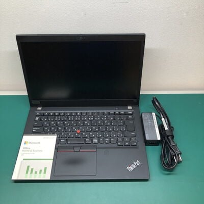 【津ラッツ店】中古  Lenovo ThinkPad T14s MSO (INTEL Core i7 10610U 1.8GHz/16GB/新品SSD512GB/-/オンボード/14/1920x1080/Wi-Fi/WEBCAM/W11P64/MicrosoftOffice H&B 2024付) 182738 