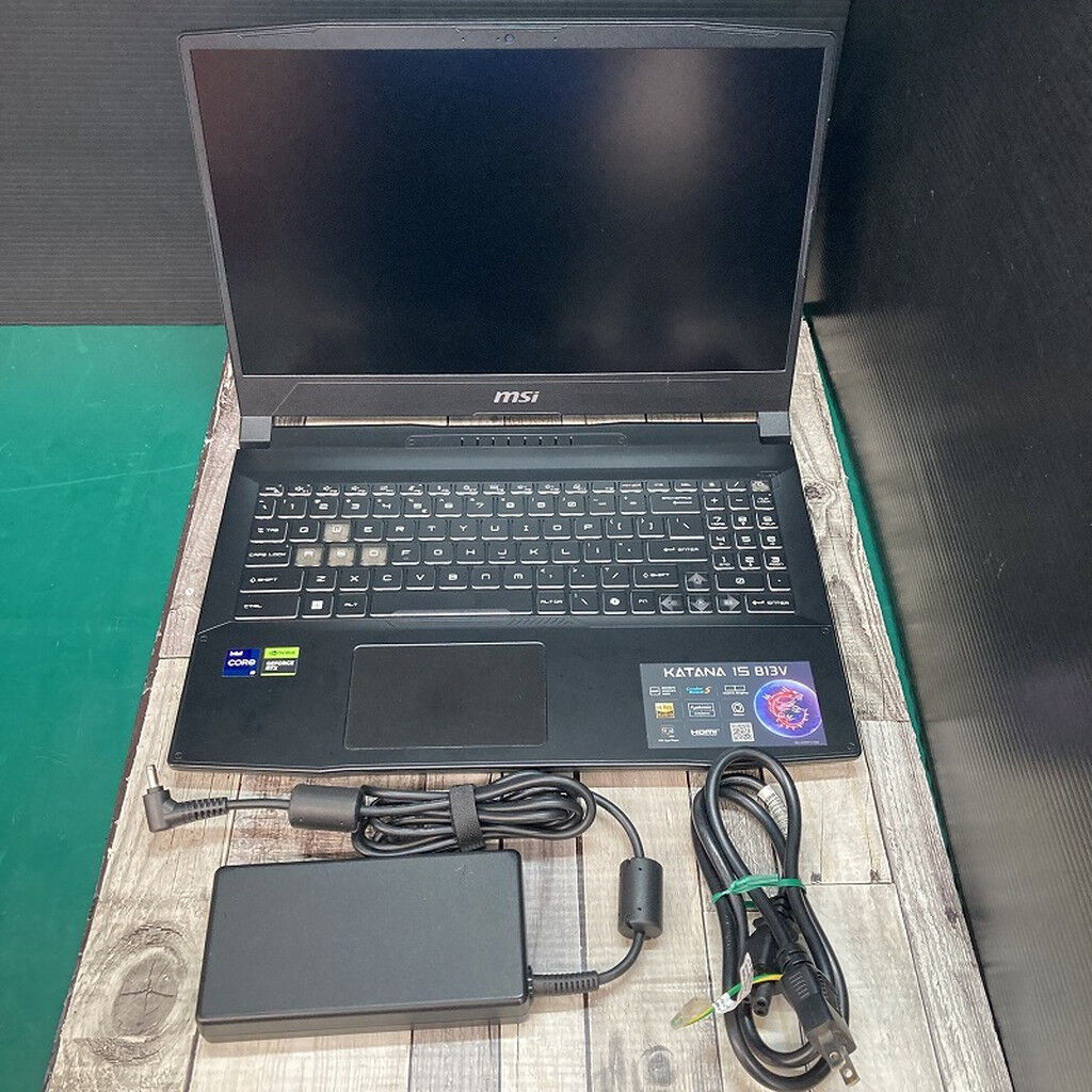 中古 MSI KATANA 15 B13V (i9-13900H/16GB/SSD1TB/RTX4070 8GB/ODD無し