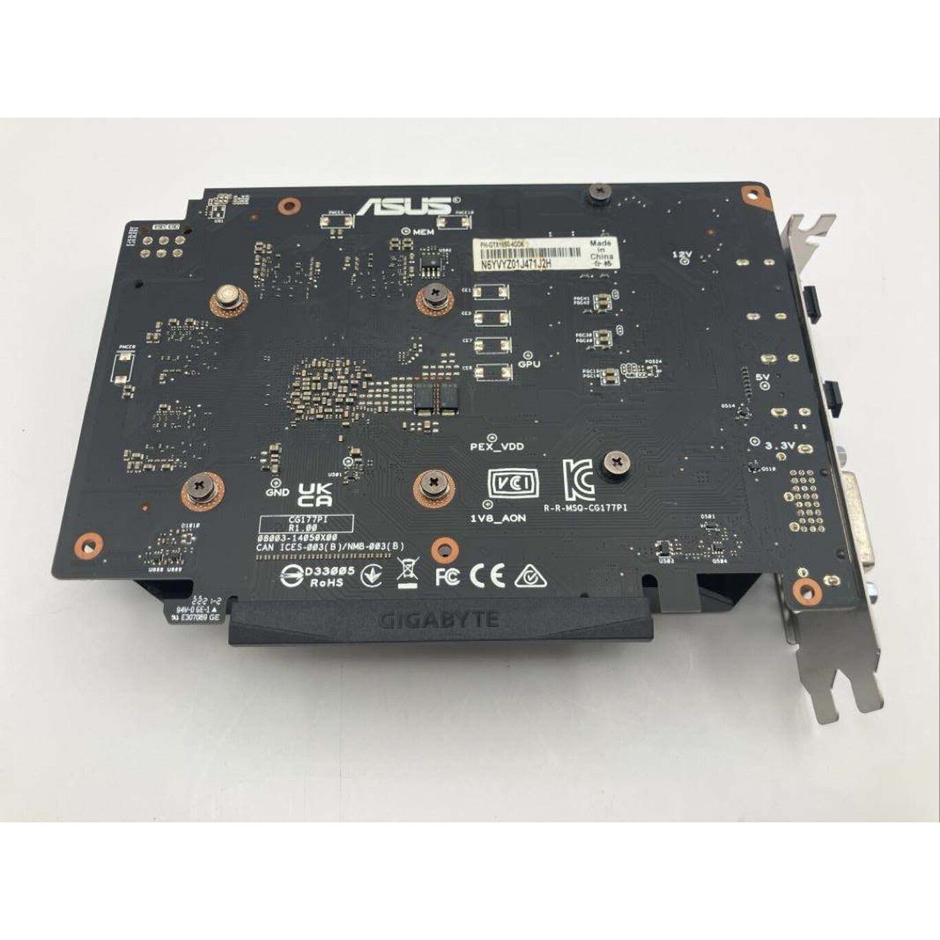 中古 ASUS PH-GTX1650-4GD6（GTX1650 4GB） 3480041358 （377919