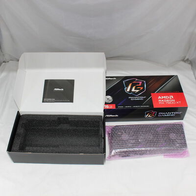【通販センター】中古  ASRock RX7800XT PG 16GO(RX7800XT Phantom GamingOC 3480034630 