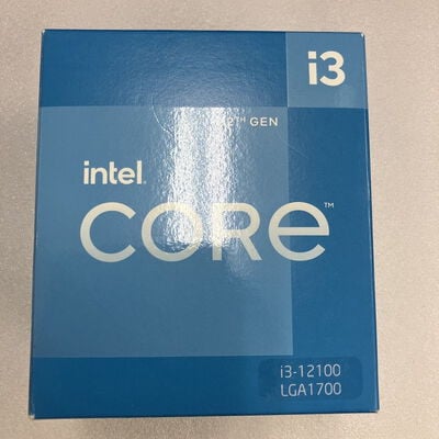 【新潟店】中古  INTEL Core i3 12100  (1700/3.3G/12M/C4/T8) 148616 