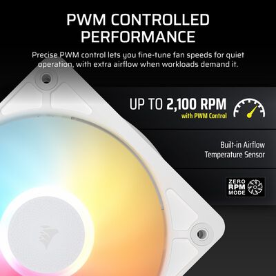 Corsair  iCUE LINK RX120 II RGB Fan Expansion White CO-9051058-WW (ホワイト) 