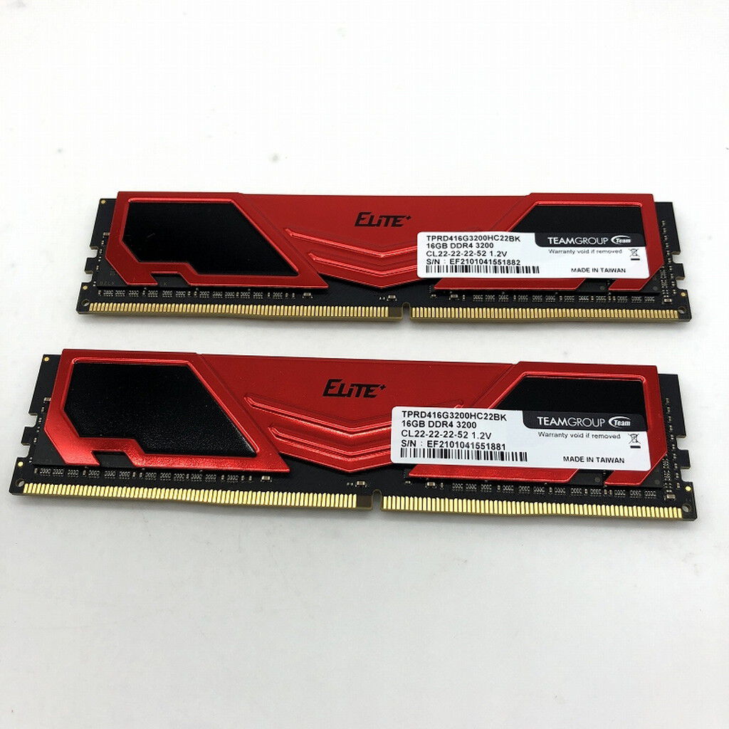中古 16GB 2枚組(合計32GB) PC4-25600/DDR4-3200 デスクトップ用