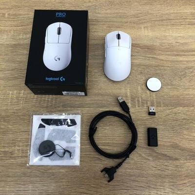 【津ラッツ店】中古  Logicool PRO X SUPERLIGHT Wireless Gaming Mouse G-PPD-003WL-WH 146966 