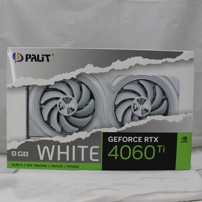 【通販センター】中古  Palit NE6406T019P1-1048L(RTX4060Ti WHITE 8G) 175561 