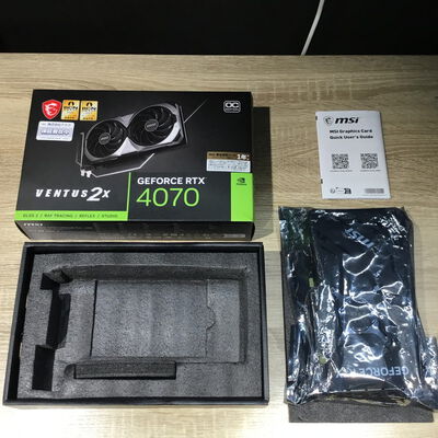 【松山環状枝松店】中古  MSI GeForce RTX 4070 VENTUS 2X 12G OC (RTX4070 12GB) 157129 
