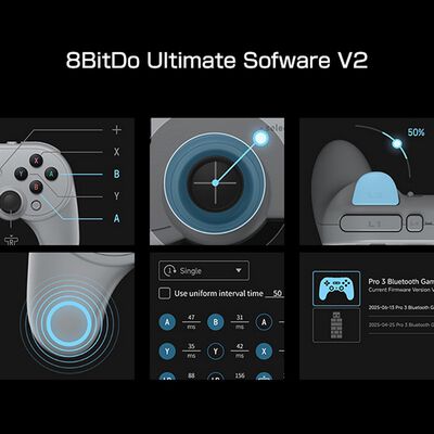 8BitDo  Pro 3 Bluetooth Gray (ワイヤレス ゲームパッド グレー) 