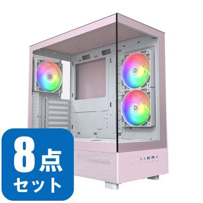 Palit RTX5080 グラフィックボードとパーツ一式セット(ピンク系)