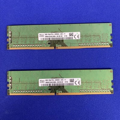 【横浜駅前店】中古  8GB 2枚組(合計16GB) PC4-25600/DDR4-3200 デスクトップ用 190923 