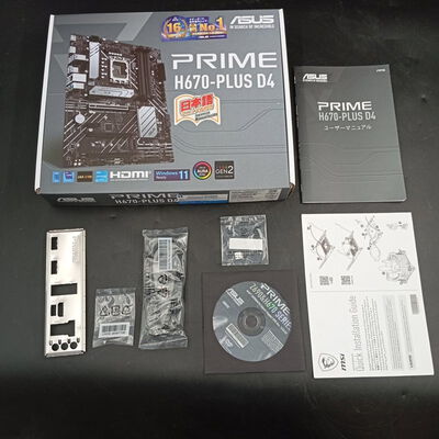 【大須店】中古  ASUS PRIME H670-PLUS D4 (H670 1700 ATX DDR4) 150368 