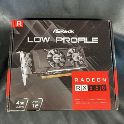 【横浜駅前店】中古  ASRock RX550 LP 4G (Radeon RX550 4GB GDDR5 1H1P) 199771 