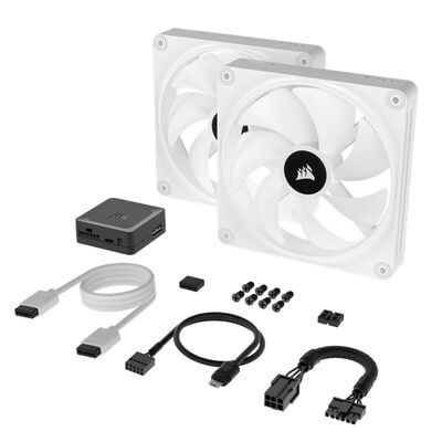 Corsair  iCUE LINK QX140 RGB WHITE Starter Kit CO-9051008-WW (2個パック ホワイト) 