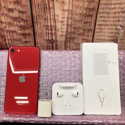 【富士青葉店】中古  Apple iPhoneSE 4.7インチ (第2世代/2020) 64GB (PRODUCT)RED 国内版SIMロックフリー MX9U2J/A 142457 