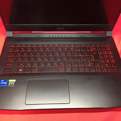 【千葉店】中古  MSI katana gf66 11ue(i7-11800H/16GB/SSD512GB/RTX3060/W11H/DVD無/15.6 1920x1080/Wifi+LAN/C) 3250005495 