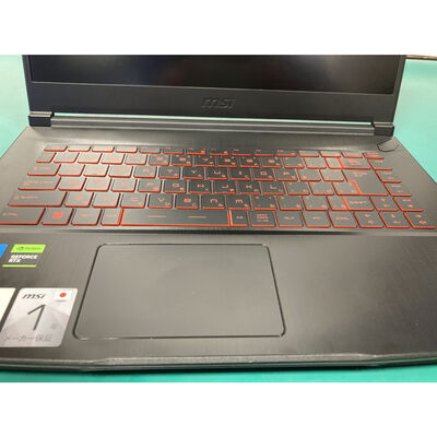 【富山本郷店】中古  MSI Thin GF63 12VE REV:1.0 (i7-12650H/16GB/SSD512GB/RTX4050/WLAN/15.6FHD/W11H64) 4760000929 