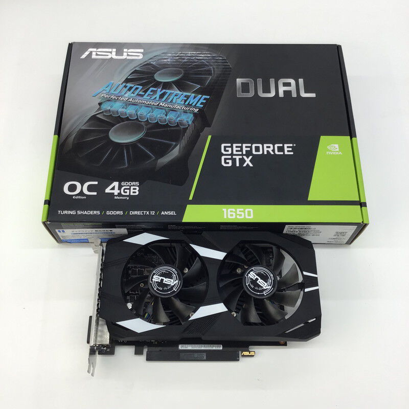 中古 ASUS DUAL-GTX1650-O4G (GTX1650 4G GDR5) 139570