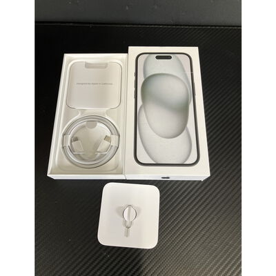 【富士青葉店】中古  【国内版SIMフリー】Apple iPhone15 無印 128GB ブラック MTMH3J/A 161070 