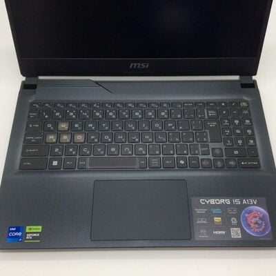【浜松店】中古  MSI Cyborg-15-A13VFK-1002JP(i7-13620H/16GB/SSD512GB/なし/RTX4060 8GB/15.6/1920x1080/W11H) 1300007877 