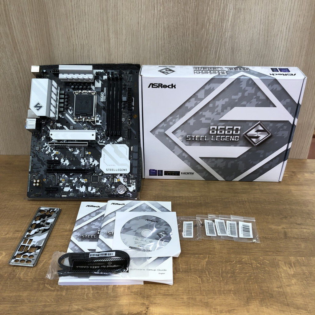 i5-14600KF+b660 steel legend+DDR4メモリ16GB i5-14600KF+b660 steel legend+DDR4メモリ16GB