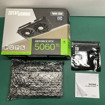【神戸・三宮店】中古  ZOTAC ZT-B50610H-10M(RTX 5060Ti 8GB Twin Edge OC) 178253 