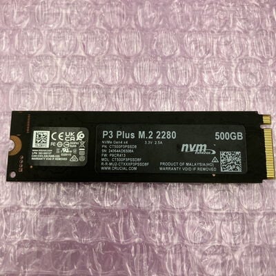 【町田店】中古  各社 M.2 SSD NVMe 500GB (M.2 NVMe Gen4 2280) 197774 