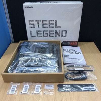 【甲府飯田店】中古  ASRock B650 Steel Legend WiFi (B650 AM5 ATX) 168306 