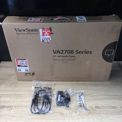 【松山環状枝松店】中古  Viewsonic VA2708-4K-MHD (27"W 2H1DP IPS 4K HDR) 4560001490 