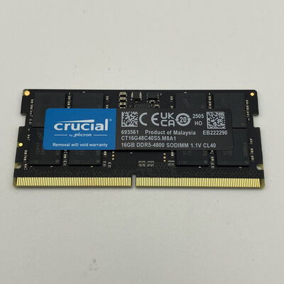 【秋葉原本店】中古  Crucial CT16G48C40S5(DDR5 PC5-38400 SO 16GB) 3410012150 
