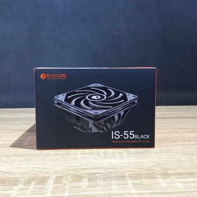 【松山環状枝松店】中古  ID-COOLING IS-55-BLACK(120mm 1150-1700 AM4-5) 4560001723 