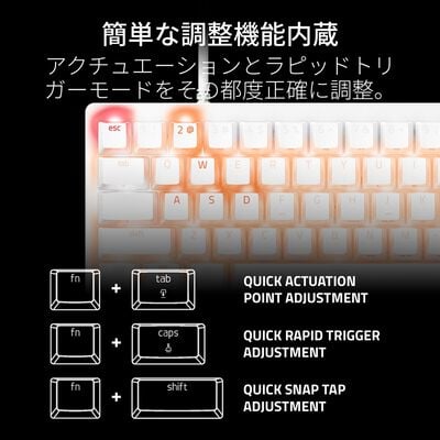 Razer  Huntsman V3 Pro Mini JP White Edition (RZ03-04991900-R3J1) 