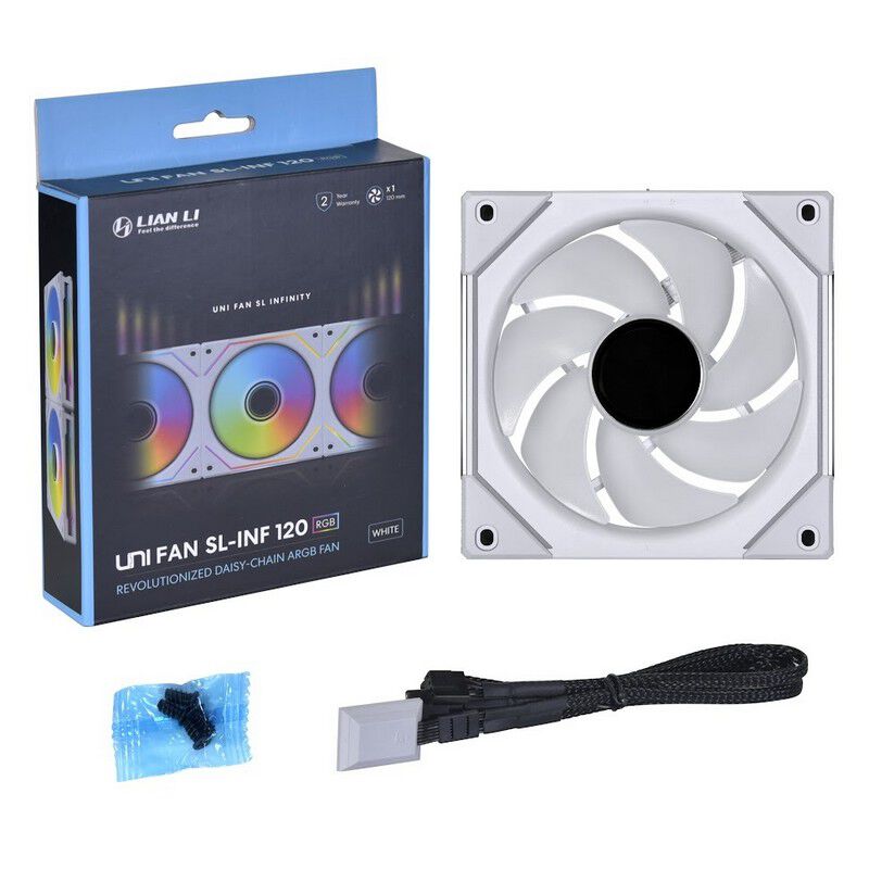 Lian-Li UNI FAN SL-INFINITY 120 WT Single Pack UF-SLIN120-1W