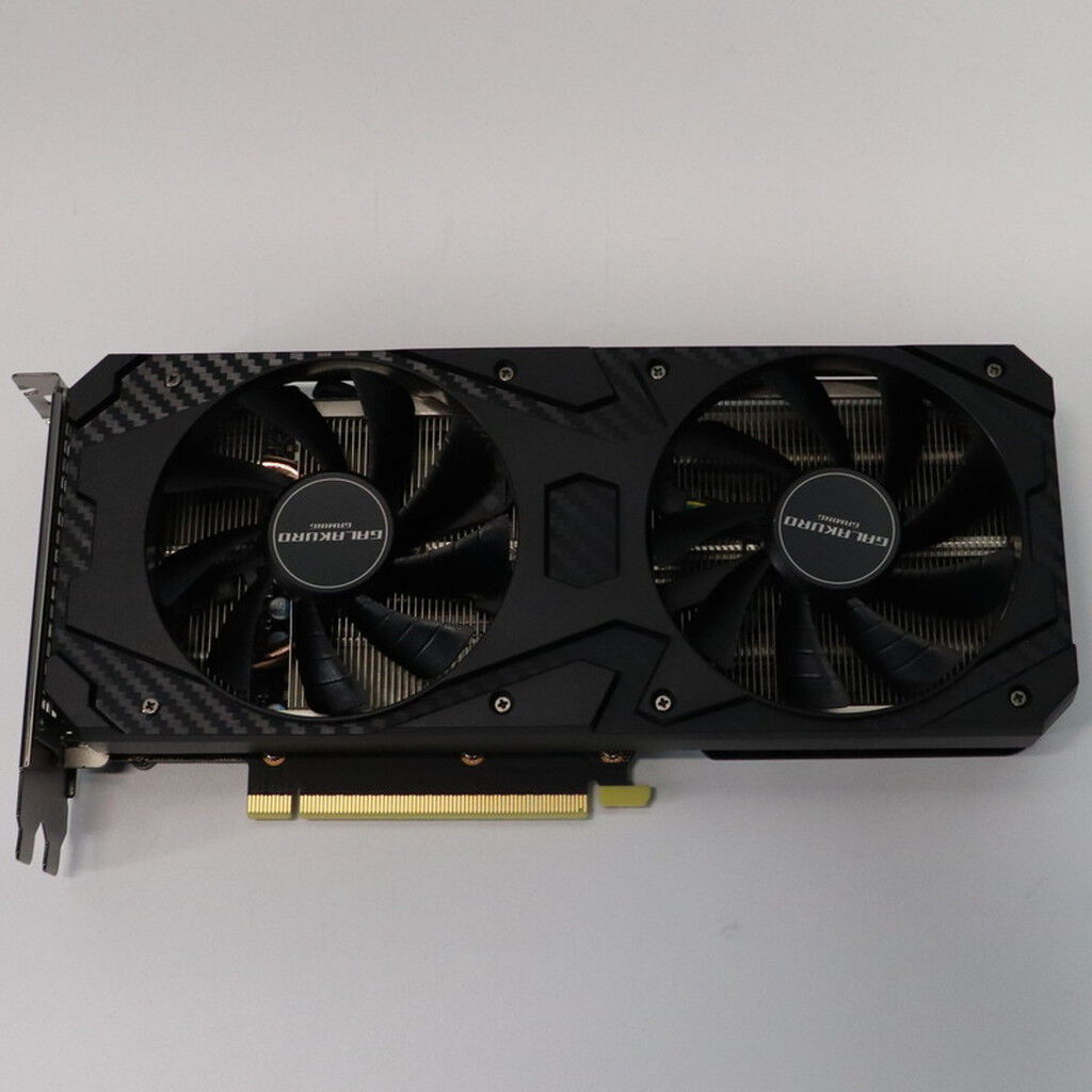 中古 玄人志向 GALAKURO GAMING GG-RTX3060-E12GB/OC/DF（RTX3060 12GB