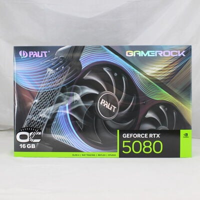 【通販センター】中古  Palit NE75080T19T2-GB2030G (RTX5080 GameRock OC 16GB) 176535 