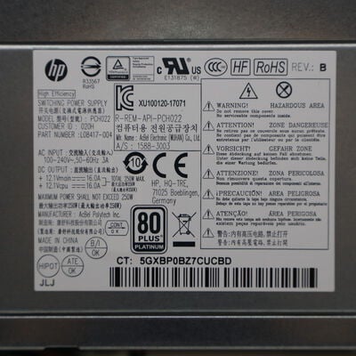 【通販センター】中古  HP EliteDesk 800 G5 SFF(Intel Core i7 9700 3.00GHz/16GB DDR4/SSD256GB/-/オンボード/GbE/W11P) 192805 