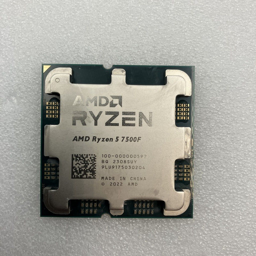 中古 AMD Ryzen 5 7500F (AM5/3.7GHz/38M/C6/T12/65W) 187425 （347539