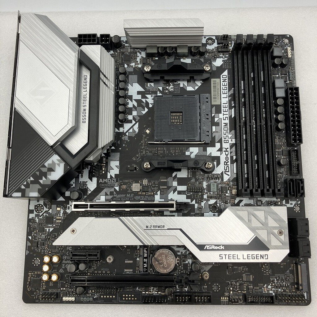 中古 ASRock B550M Steel Legend (B550 AM4 mATX DDR4) 142939