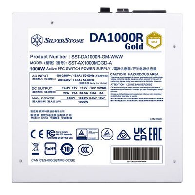 SilverStone  Decathlon 1000R Gold SST-DA1000R-GM-WWW (ATX 1000W) 