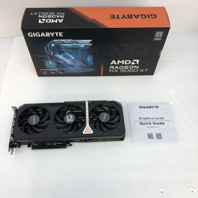 【徳島住吉店】中古  GIGABYTE GV-R9060XTGAMING OC-16GD（RX9060XT 16GB） 3480039382 